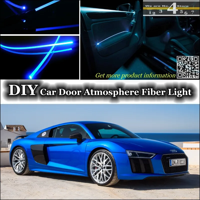 Для Audi R8 интерьер окружающего света настройки атмосфера волоконно оптический