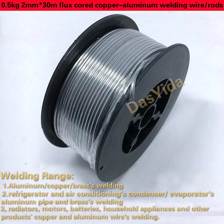 1 roll 0.5kg 2mm*30m low temperature flux cored copper-aluminum welding wire/rods