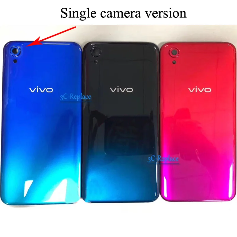 Для BBK Vivo Y91 Y91i Y91c Y93 Y93s Y93st Y93 Lite Y95 U1 задняя крышка батарейного отсека Крышка корпуса чехол Задняя стеклянная линза запчасти для замены