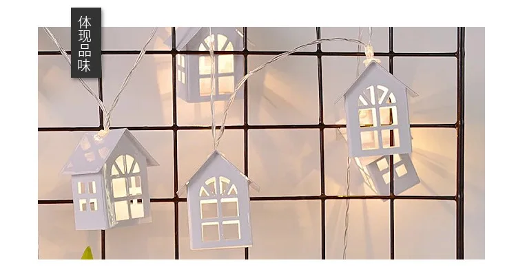 Новогоднее украшение светодиодная гирлянда Северный дом Рождественская