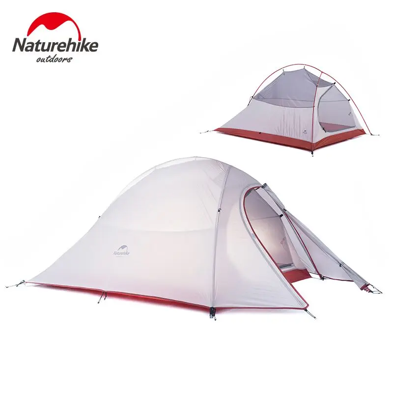 Палатка Naturehike туристическая на 1-3 человек водонепроницаемая двухслойная палатка