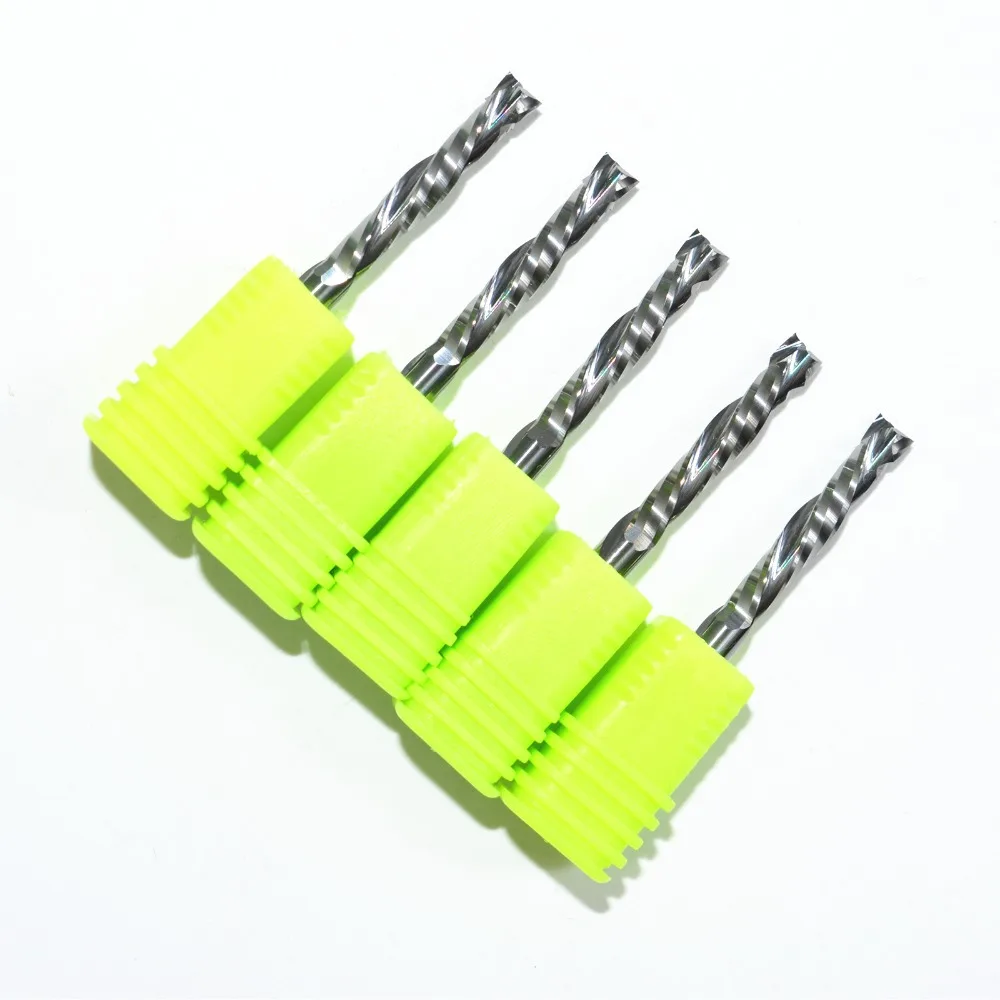 4 мм* 22mm-Up& Down Cut-2 твердокарбидные стержни ЧПУ концевая фреза, вольфрамовое сверло резак, Концевая фреза для деревообработки, древесный инструмент, составное долото