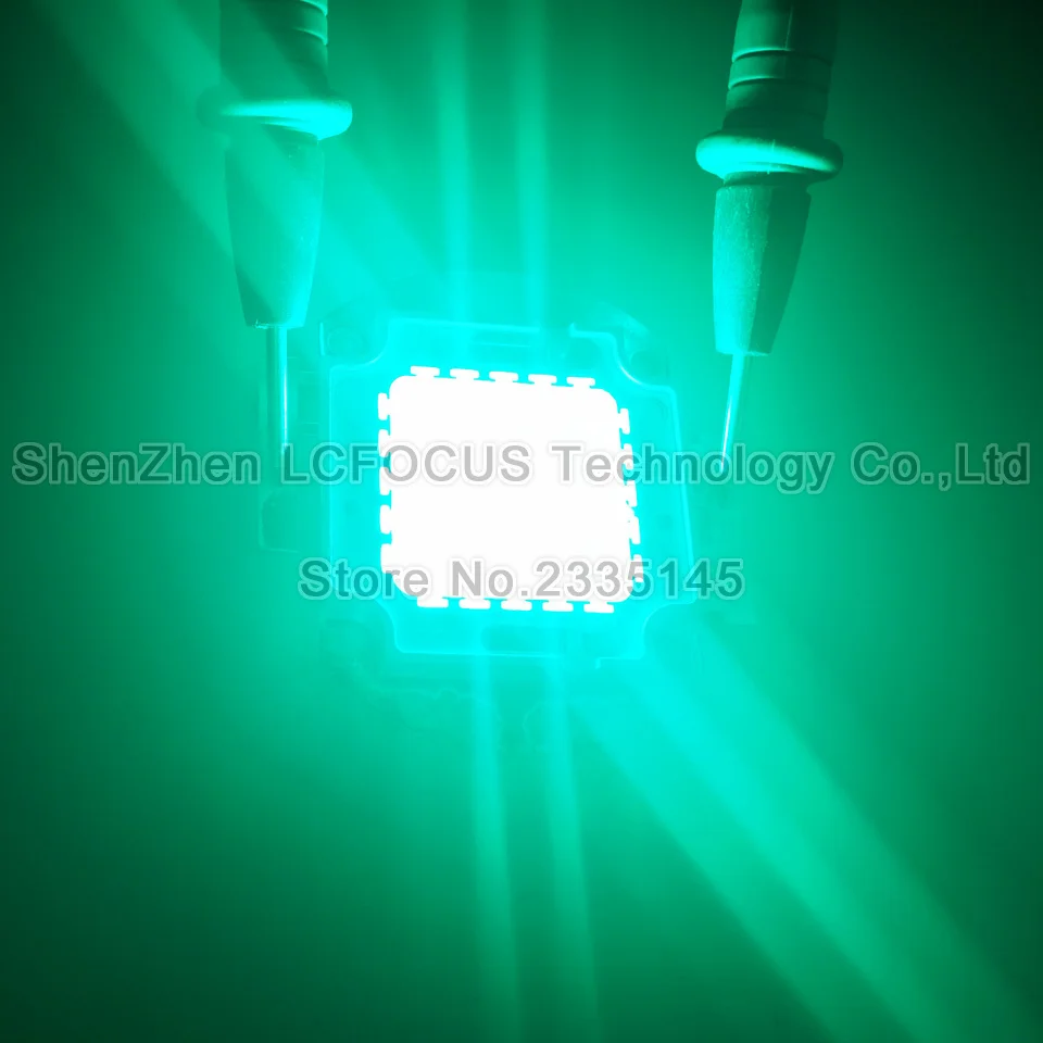 Высокая мощность 1 Вт 3 5 10 20 30 50 100 Cyan 490 495NM LED COB чип лампа SMD диодные