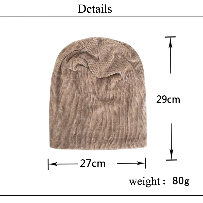 

F&U 3 Colors Fashion Unisex Hats Coton And Polyster Casual Warm For Male Female In Winter