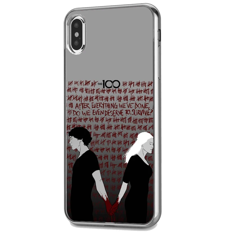 Горячая продажа ТВ шоу 100 серия Мягкий ТПУ чехол для телефона iPhone 4S 5S SE 5C 6 6s 7Plus 8 8plus