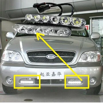 

Carnival Sportage daytime light,LED,Free ship!2pcs/set+wire,Carnival Sportage fog light,Carnival Sportage