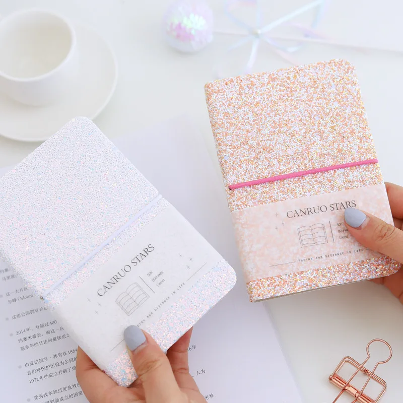 80 листов блокнот с блестящей обложкой милые канцелярские товары подарок для