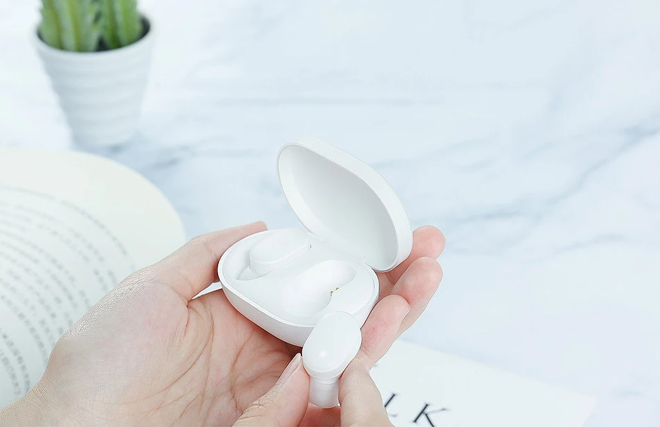Наушники mi Xiao mi Airdots TWS Bluetooth 5,0 наушники Молодежная версия сенсорное управление с зарядным устройством белый mi ni xio mi xia mi 9t