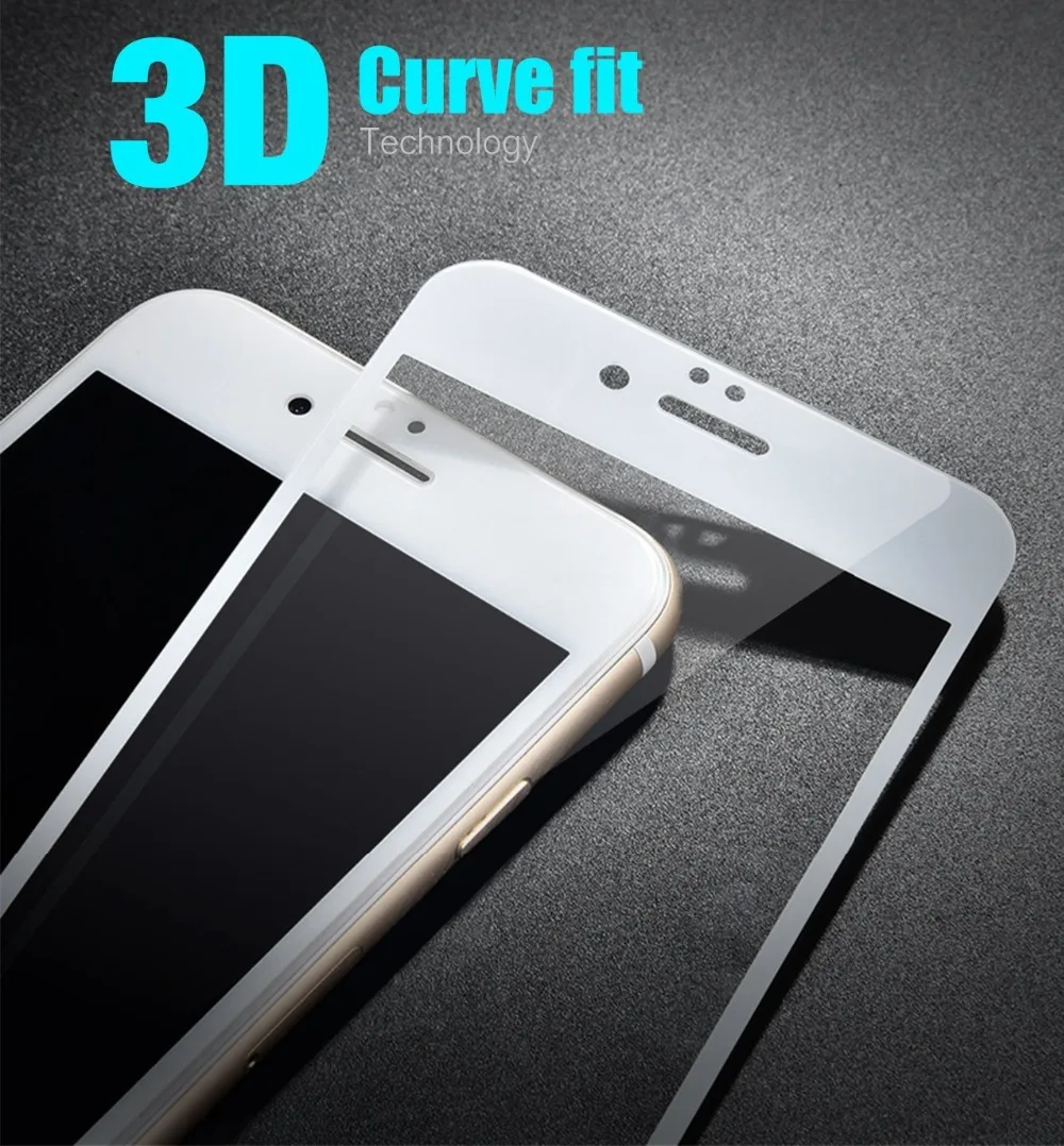 3D мягкое закаленное стекло для iPhone X 6 6S 7 8 Plus Защитное 6s экрана | Мобильные