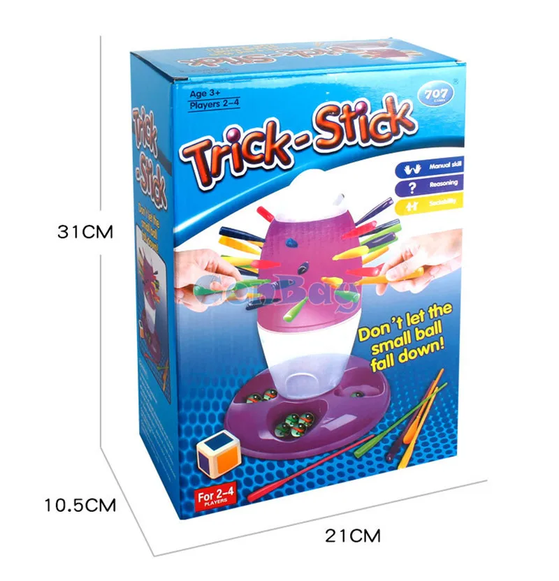 2 4 игрока Trick Stick настольная игра не позволяйте маленькому мячу упасть родитель