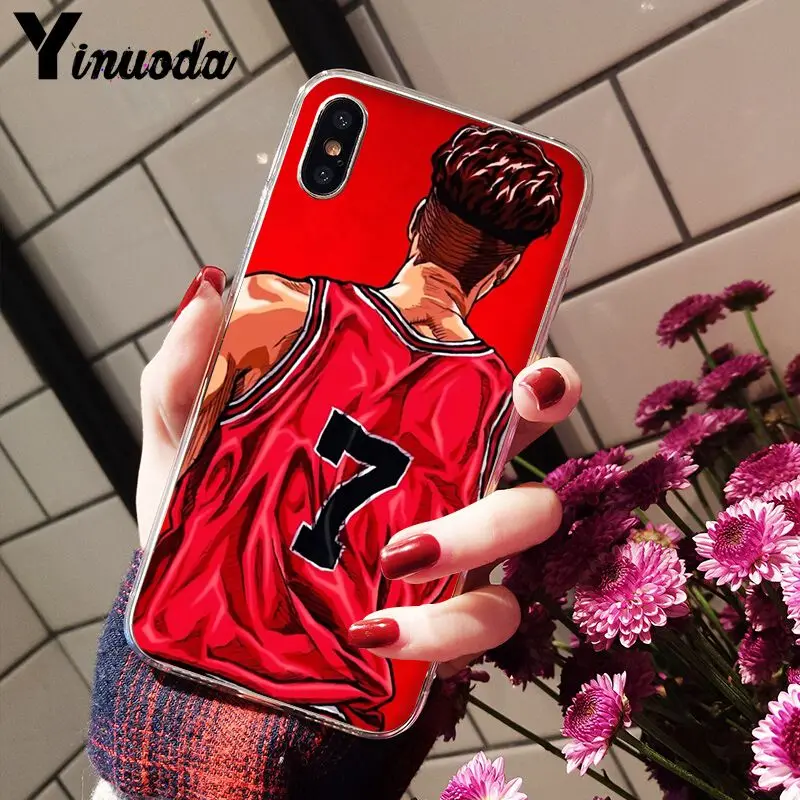 Yinuoda slam dunk Мягкий ТПУ силикон Новинка Fundas аксессуары для телефонов Чехол Apple iPhone 8 7