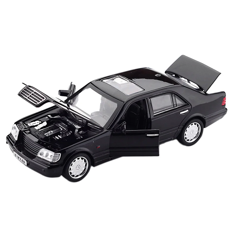 1:32 Mercedes Benz SW140 модель автомобиля из сплава, звуковой светильник, вытяжной игрушечный автомобиль, игрушечный автомобиль из сплава, детский подарок, Новинка