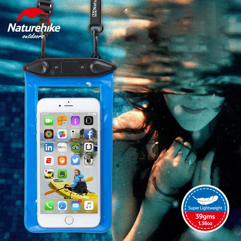 Naturehike Outdoors Waterproof Bag Phone Sealed PVC Portable Swimming Rafting River Boating Mobile | Спорт и развлечения