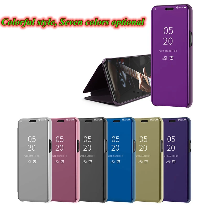 Для Samsung Galaxy Note 9 S8 S9 Plus J3 J4 J6 J7 J8 A9 2018 A6S S7 чехол-подставка для телефона зеркальный