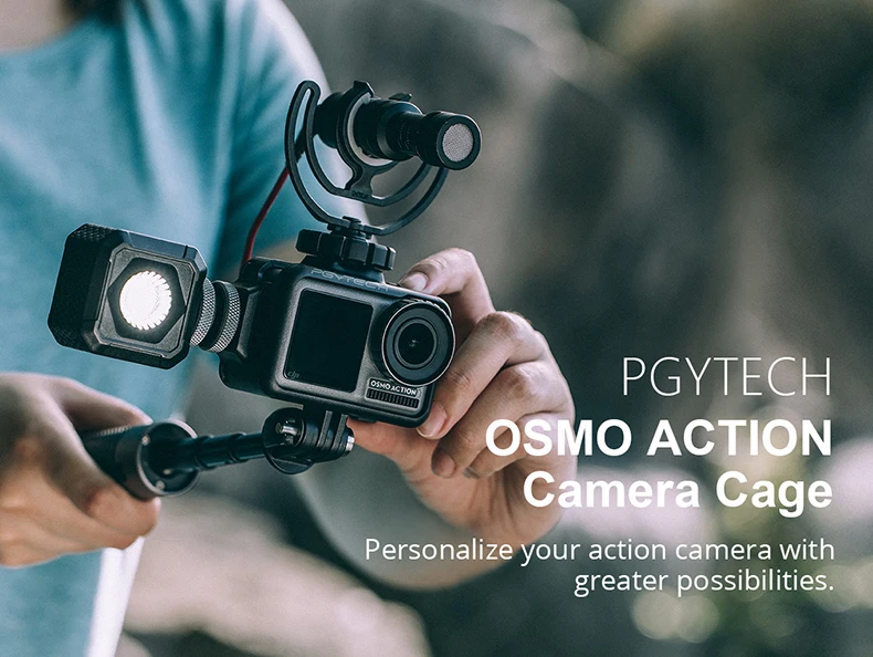 Защитный чехол PGYTECH OSMO для экшн-камеры DJI Osmo ACTION Sport camera Frame Cover Shell, аксессуары для корпуса