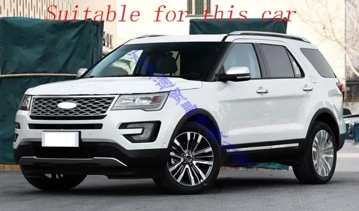 Для Ford Explorer 2016 2017 нержавеющая сталь Задний бампер Защита оконного порога внешние