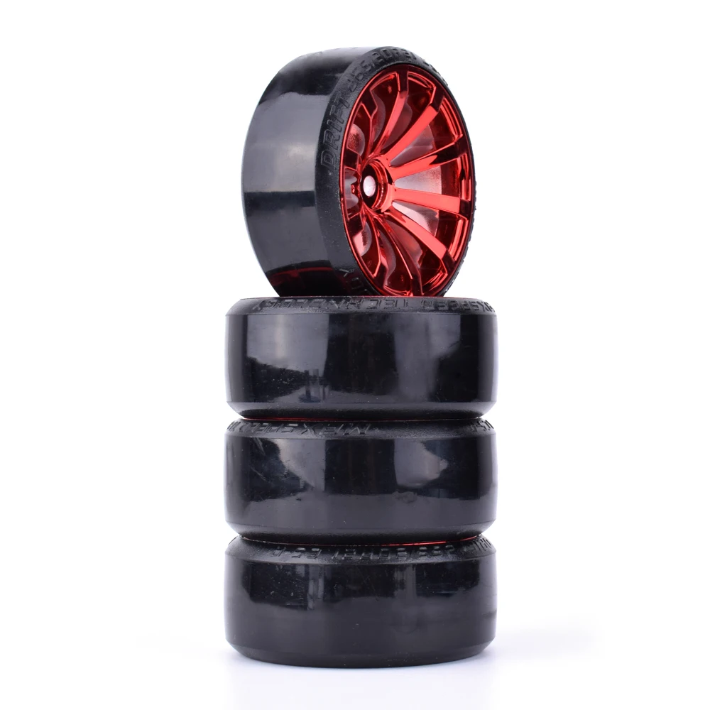 4 шт. 1/10 AUSTAR Drift Car Tire(1085 + 606) Rim Твердые колеса покрышки для hsp tiiya HPI Kyosho On-road Drifting RC |