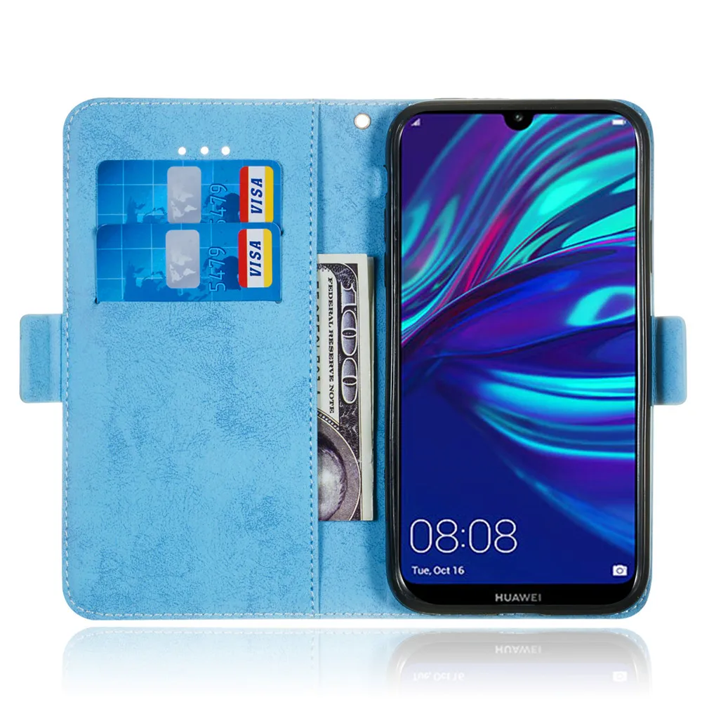 Кожаный чехол с откидной крышкой SEAFARERS для Huawei Honor 8X 8C простой кожаный телефона в