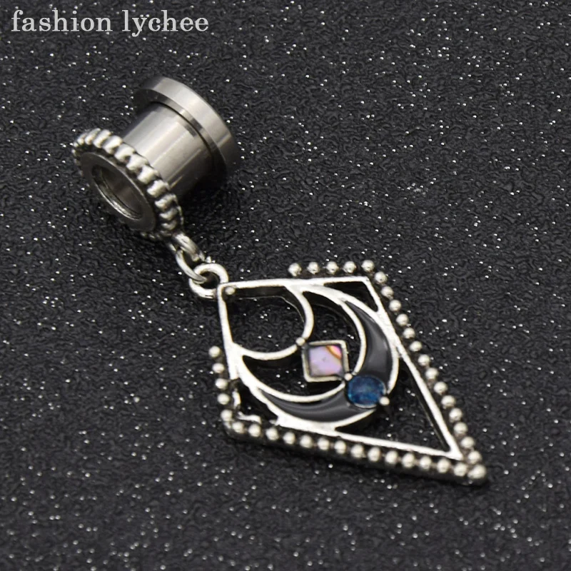 Модные Ретро-туннели lychee с опалом ракушки подвески растяжки для женщин ювелирные