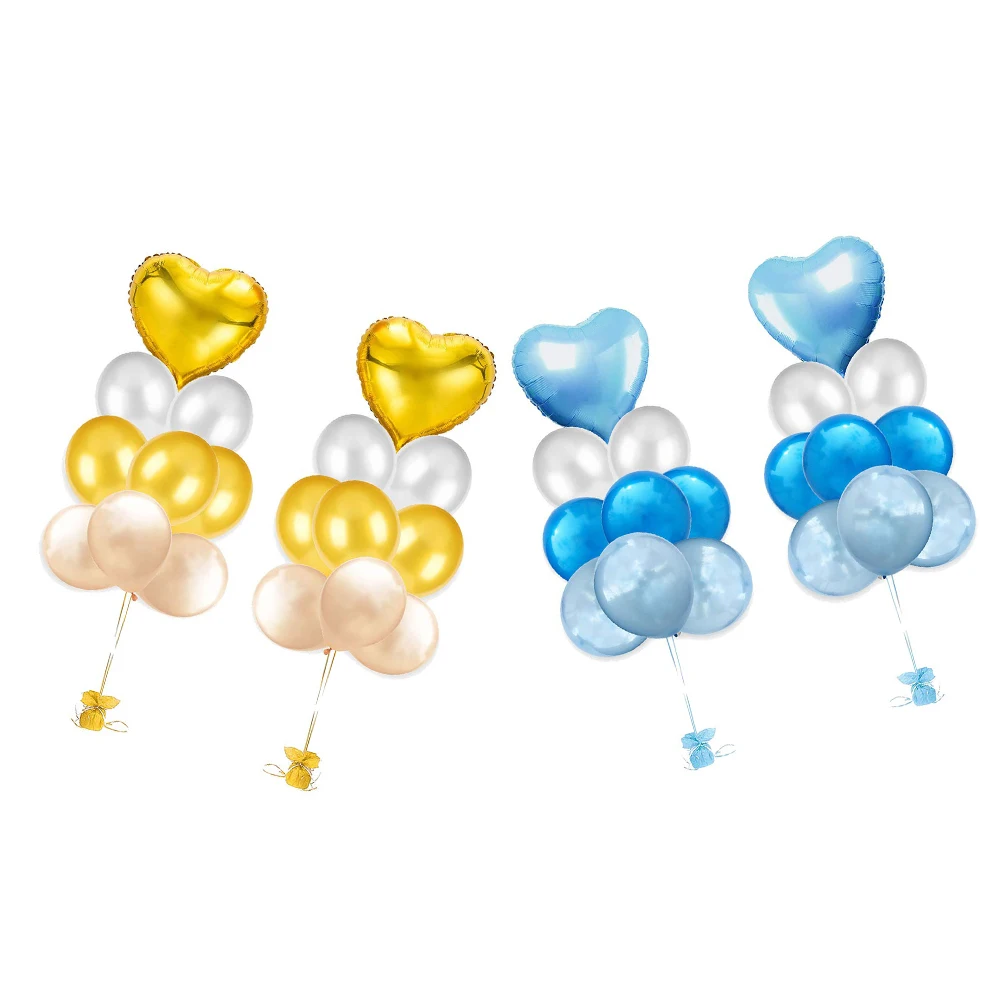 18 шт красочные мульти конфетти воздушные шары с днем рождения надувные для