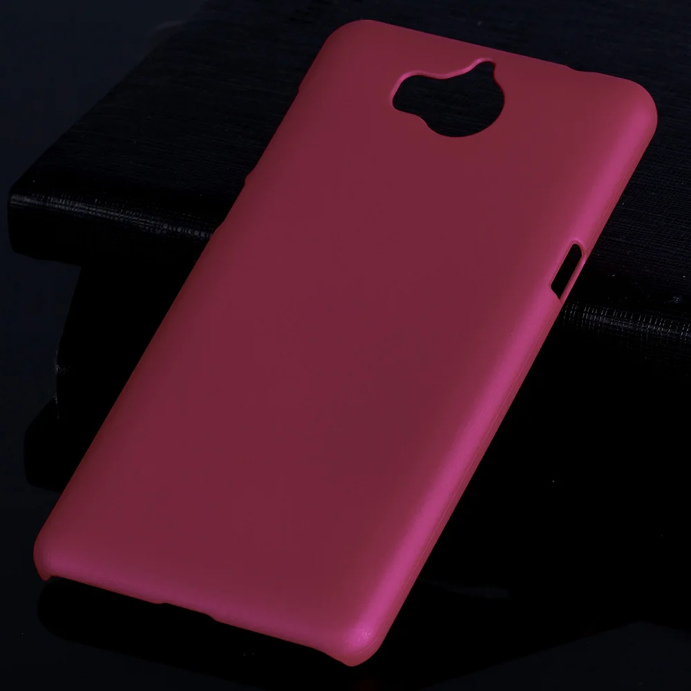 Пластик Coque 5.0For huawei Y6 чехол для huawei Y6 Y5 Nova Young Honor Play 6 III 3 телефона чехол-лента на заднюю панель - Цвет: Rose Red