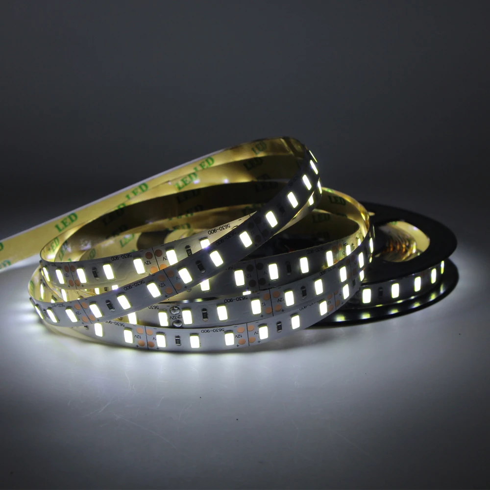 5 м Светодиодная лента 5630 5730 SMD 60LED/m 90LED/m 120LED/M LED Гибкая 3M Лента Клейкая