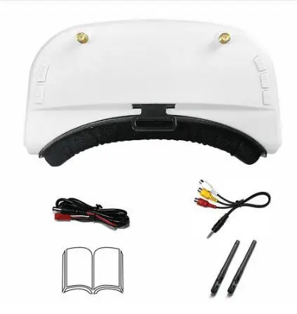 SJ RG01 RC ЗАПАСНЫЕ ЧАСТИ 5 8G 48CH FPV очки двойной дисплей разнообразие DVR с батареей 3 7 V