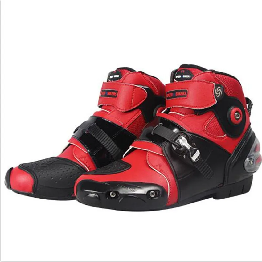 Newest Speed Motorcycle Riding Shoes, Short Boots, Anti Fall Racing Shoes, Spring Summer Racing Boots Collision Avoidance enlarge