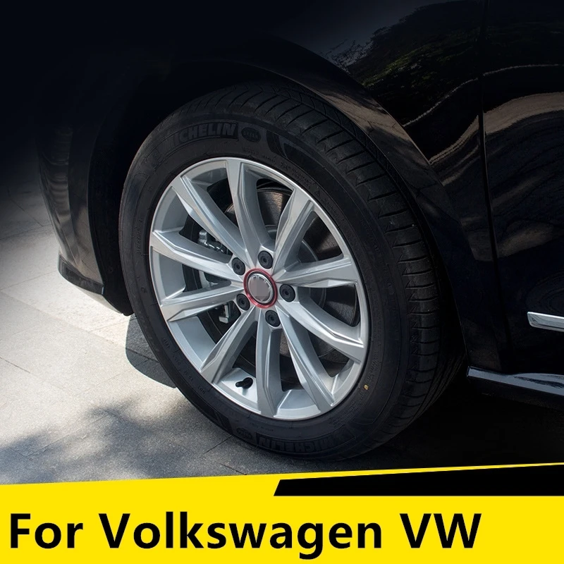Автомобильные наклейки втулки для дисков Volkswagen Golf 5 6 7 Polo Passat B5 B6 B7 B8 Jetta MK6 Tiguan Gol Fox