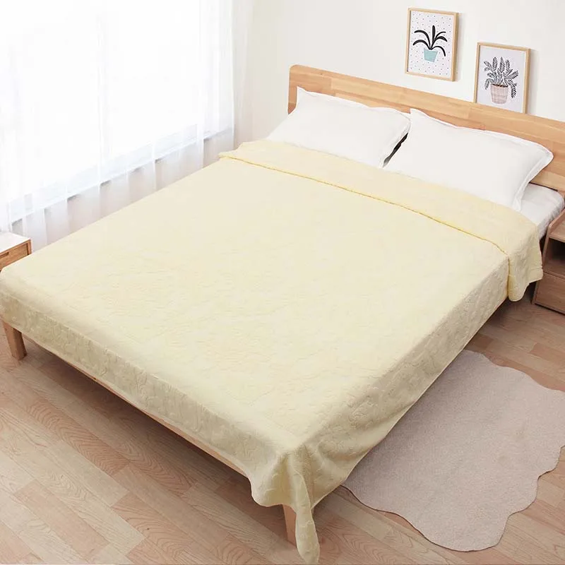 beige Винтажное хлопковое покрывало, полотенце для ванной комнаты, Махровое Покрывало, одеяло для дивана, покрывало с кондиционированным воздухом, одеяло для машины и комнаты - Цвет: beige