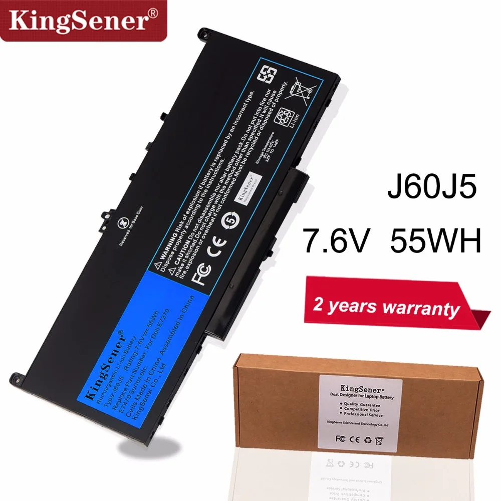 KingSener J60J5 устройство замено ноутбука Батарея для Dell Latitude E7270 E7470 J60J5 R1V85 MC34Y 242WD 7,6 V 55Wh