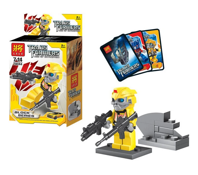 Оптовая продажа сборка мультфильм блоки симпатичный мини DIY строительство