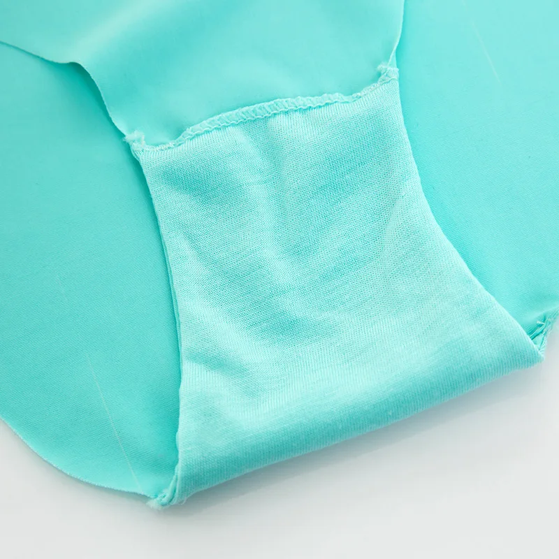 Однотонные женские невидимые бесшовные мягкие стринги нижнее белье брифы|underwear