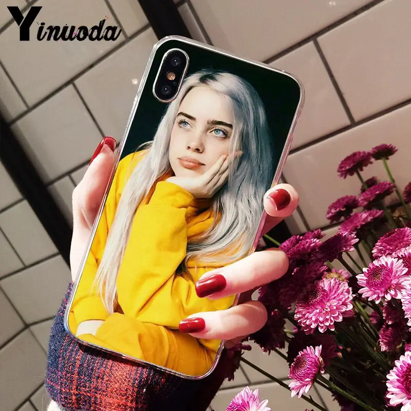 A14 Yinuoda Billie Eilish Khalid прекрасный горячий певец звезда прибытие сотовый телефон чехол для iPhone X XS MAX 6 6s 7 7plus 8 8Plus 5 5S SE XR - Цвет: A14