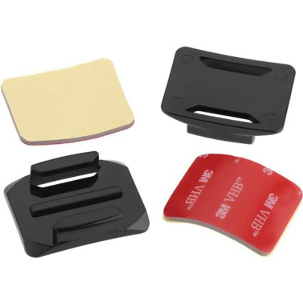 2 шт. изогнутые клейкие липкие крепления супер наклейки для GoPro Hero6/5/4 3 + 1 SJ4000 SJ5000