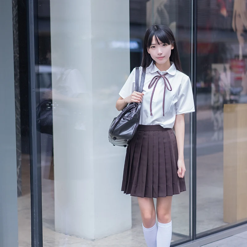 

Sailor suit female Japanese school uniforms class service long-sleeved soft sister JK uniform pleated skirt student costume suit