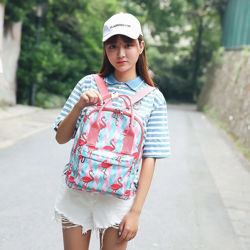 Bolsa de pa&ntilde;ales de maternidad para madres, mochila de viaje de gran capacidad, bolsas de lactancia infantiles estampadas de dise&ntilde;o a la moda para el cuidado del beb&eacute; MBG0370-3