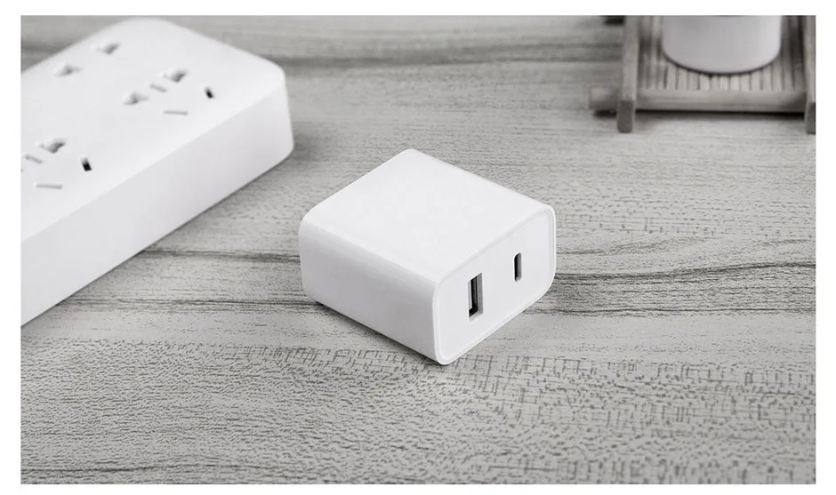 Xiao mi USB зарядное устройство 30 Вт Max USB A+ usb type C адаптер для быстрой зарядки для Xiaomi mi 9 samsung Macbook Смартфон ноутбук