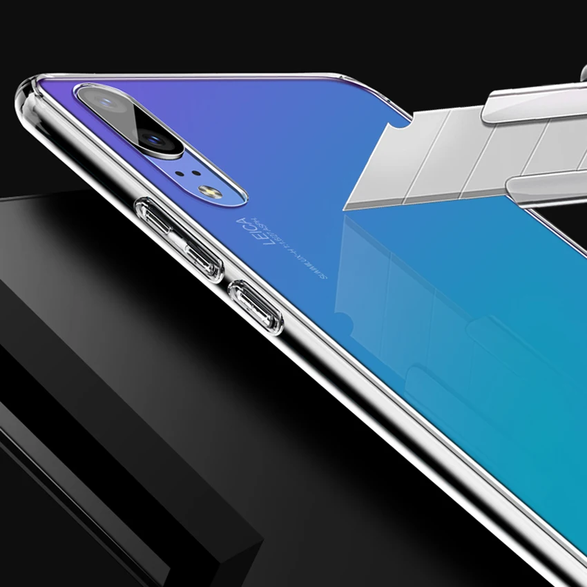 Для Huawei P30 Pro Прозрачный Ультра тонкий мягкий ТПУ чехол для задней панели из