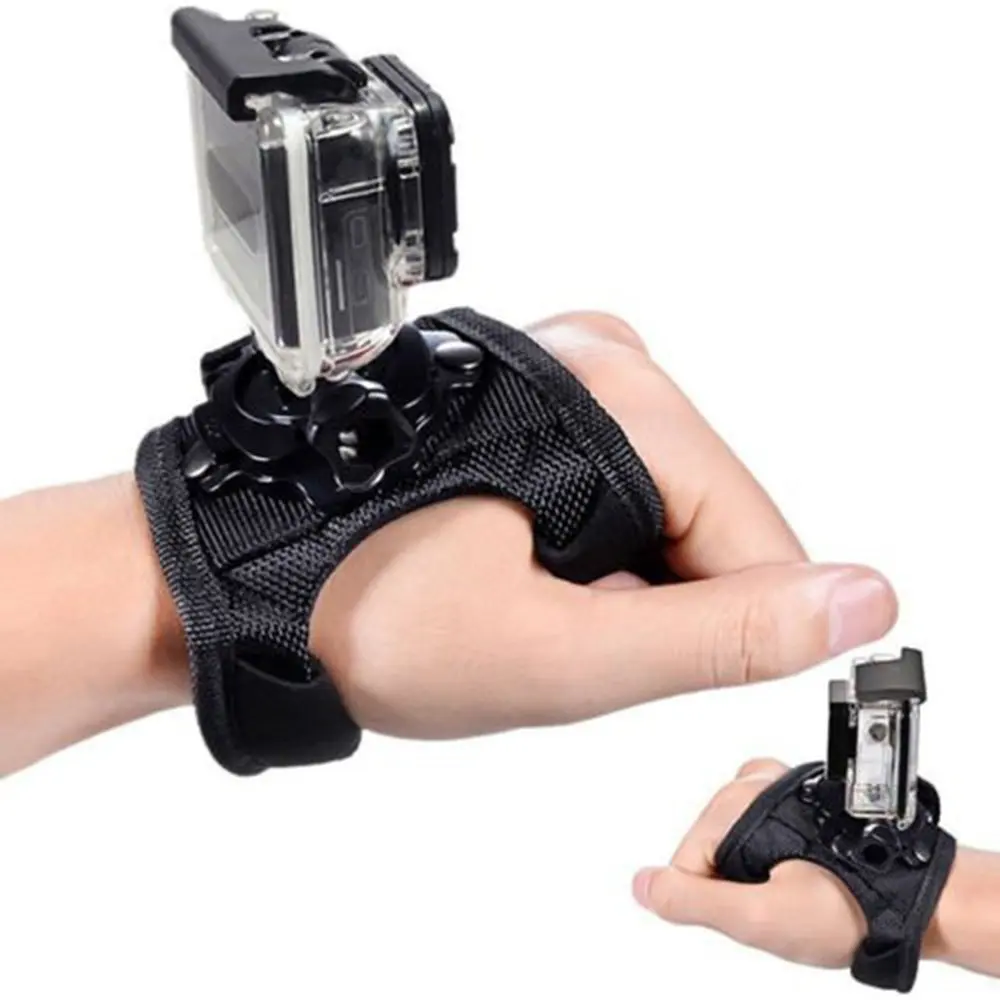 Перчатки Стиль ремешок для наручных часов для GoPro Hero 5/4/3+ ручной ремень с креплением для спортивной экшн-камеры Xiaomi yi 4k Экшн-камера Eken H9 H9R SJCAM SJ4000 SJ7000 аксессуары