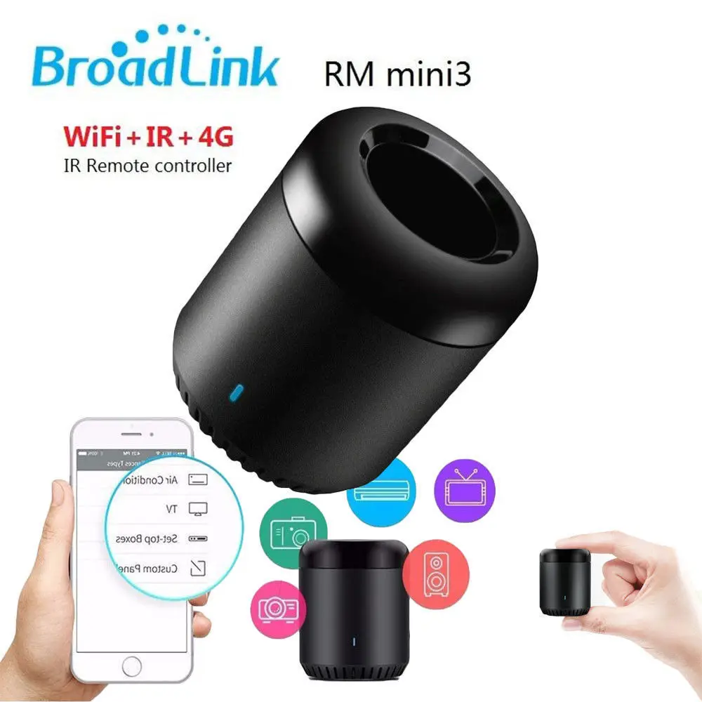 Broadlink умный дом RM Mini 3 WiFi + ИК 4G пульт дистанционного управления работает для Alexa