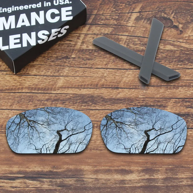 ToughAsNails Polarized Replacement Lenses & Gray Ear Socks for Oakley Jawbone Sunglasses - Multiple Options