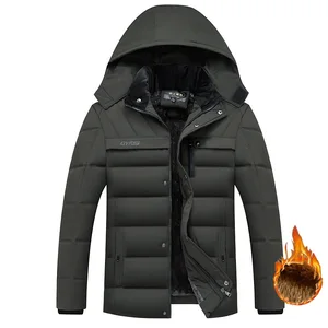 Мужские зимние куртки и пальто, флисовые парки, верхняя одежда, пальто LBZ17