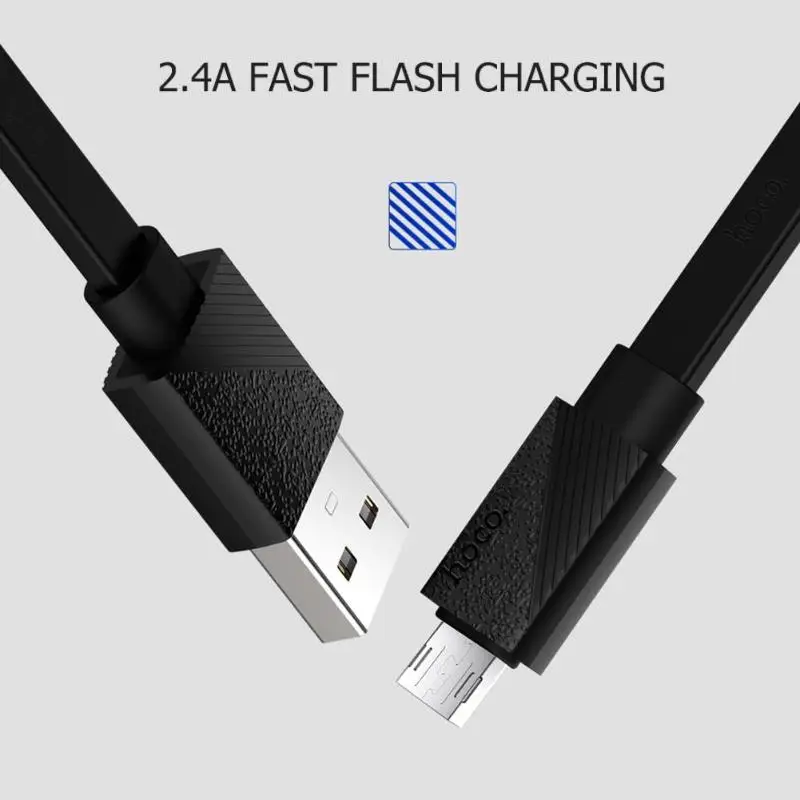 Беспроводное зарядное устройство HOCO U34 1 2 м Micro USB кабель для быстрой зарядки