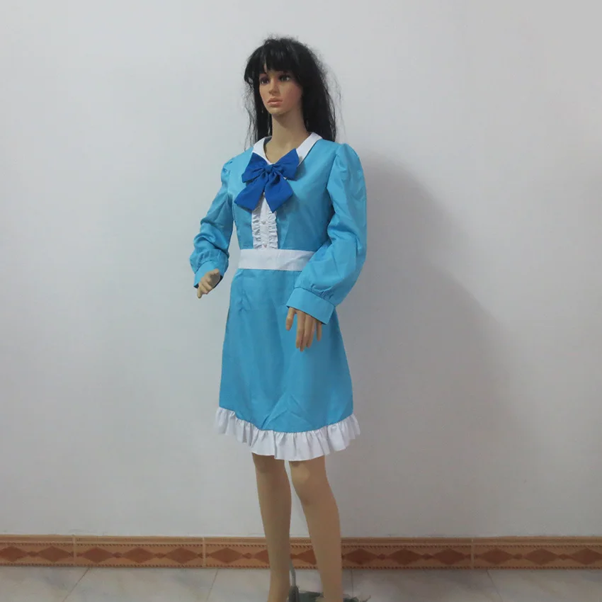 Бесплатная доставка когда мэрни была там косплей-костюм платье Марни синяя