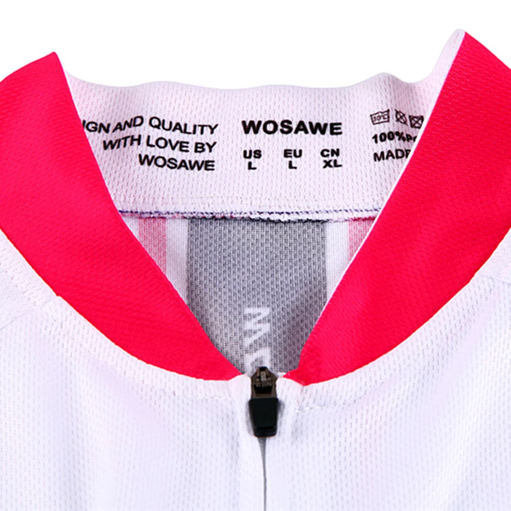 Женская Спортивная футболка WOSAWE быстросохнущая для велоспорта с коротким