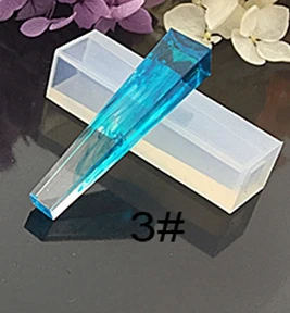 NO.3 1 шт Жидкая силиконовая форма DIY Ювелирные изделия из смолы подвески, ожерелья lanugo формы смолы формы для ювелирных изделий Инструменты - Цвет: NO.3