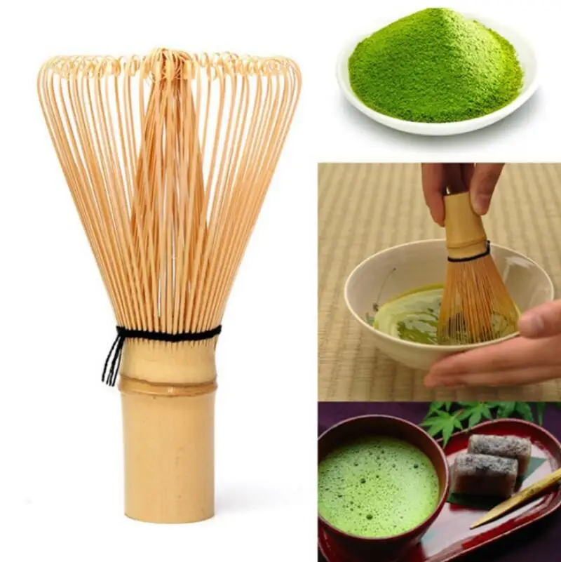 

New Arrived Powder Brush Tool for Matcha, Natural Bamboo Matcha Whisk Preparing For Green Tea LX1933