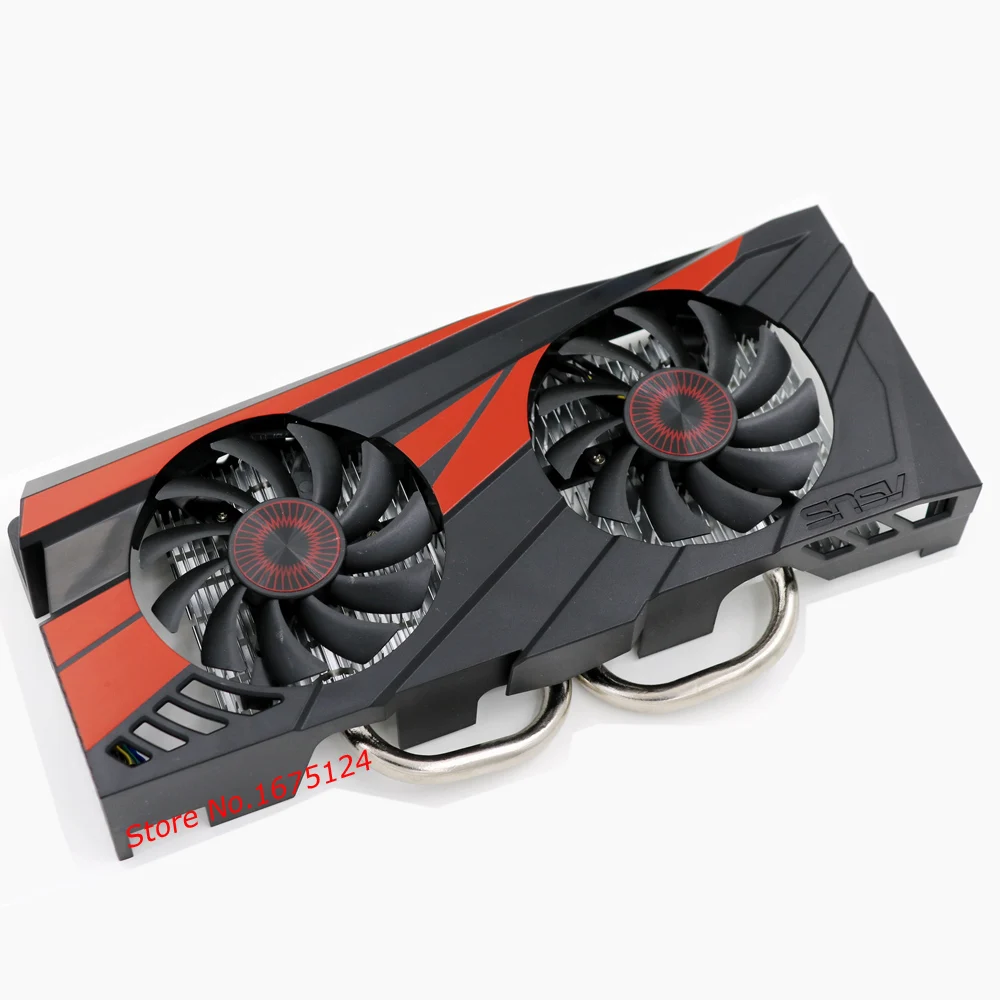Компьютер VGA кулер с тепловыми трубками радиатора вентилятор для ASUS GTX960 GTX 960