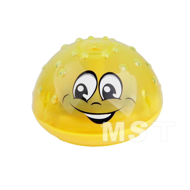 Yellow Игрушки для ванной, светильник с распылителем воды, вращающийся с душевым бассейном, детские игрушки для детей, светодиодный светильник для плавания, игрушки, водные шары, игры, игрушки - Цвет: Yellow